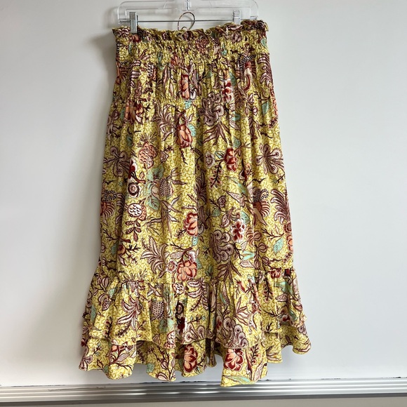 Ulla Johnson’s Acacia Calla Lily-Print Midi Skirt - Picture 7 of 12